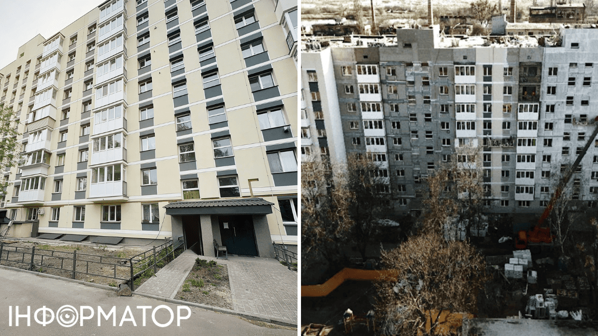 У Бучі завершується відновлення багатоповерхівки, зруйнованої під час окупації