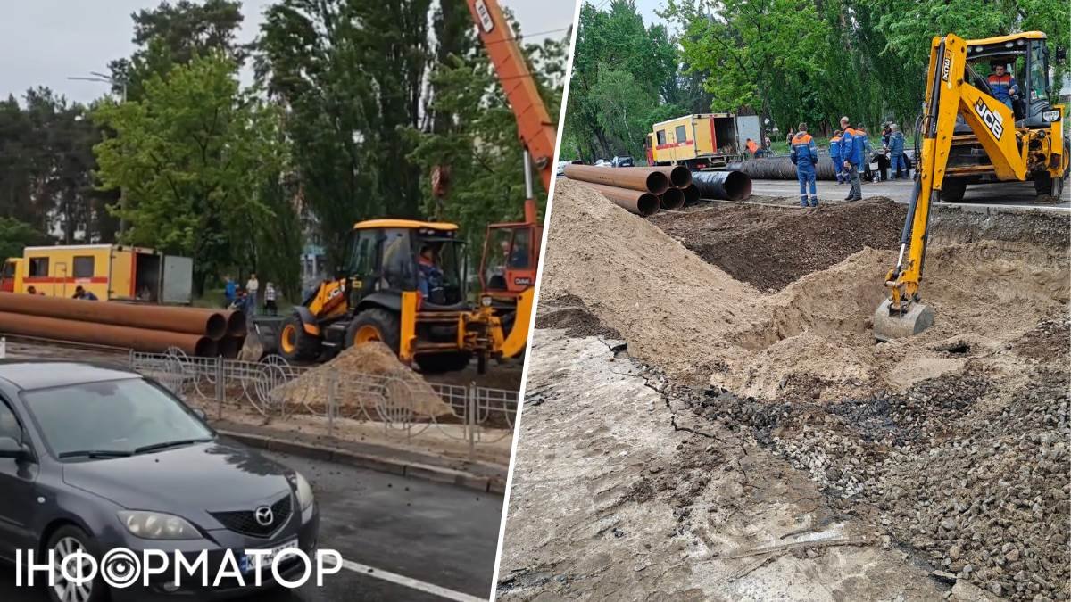 Замість трамваїв – розрита могила: скільки триватимуть відновлювальні роботи на лівому березі Києва