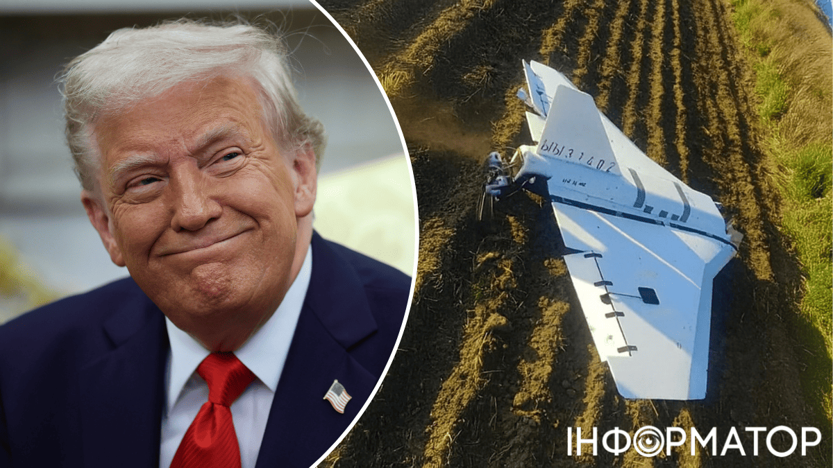 Трамп знайшов нове пояснення для атаки дронів РФ на Польщу: “Вони не повинні були перетинати кордон”.