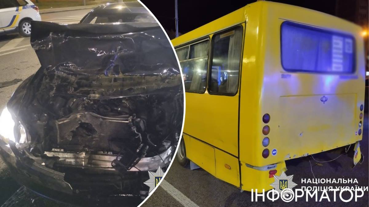 Київський водій у стані алкогольного сп’яніння збив маршрутку на Мерседесі: які наслідки його чекають?