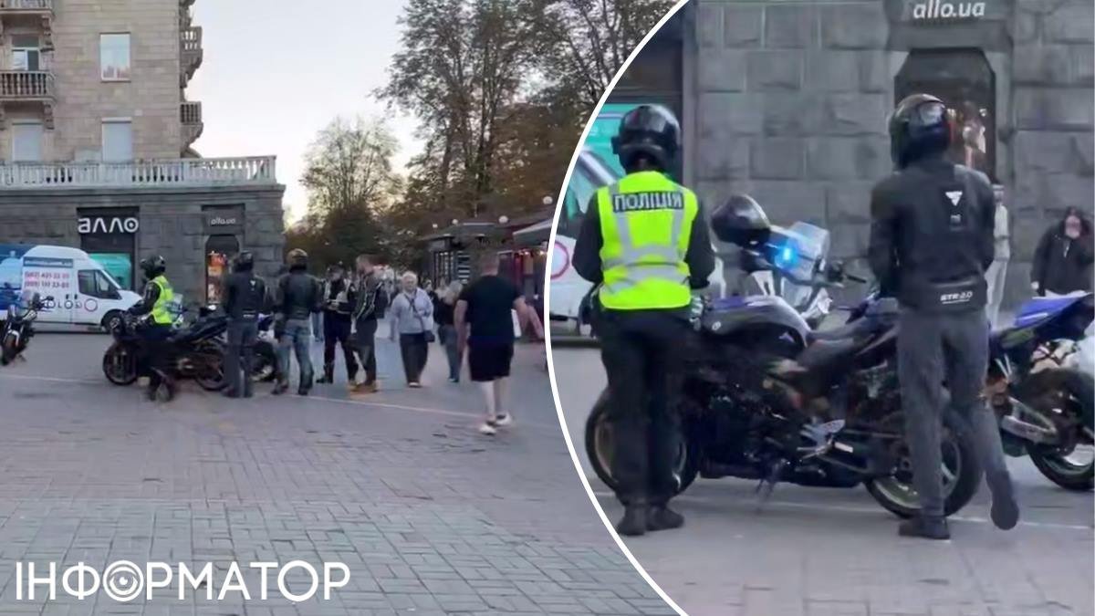 У Києві правоохоронці намагались розігнати зібрання байкерів поблизу станції метро Хрещатик.