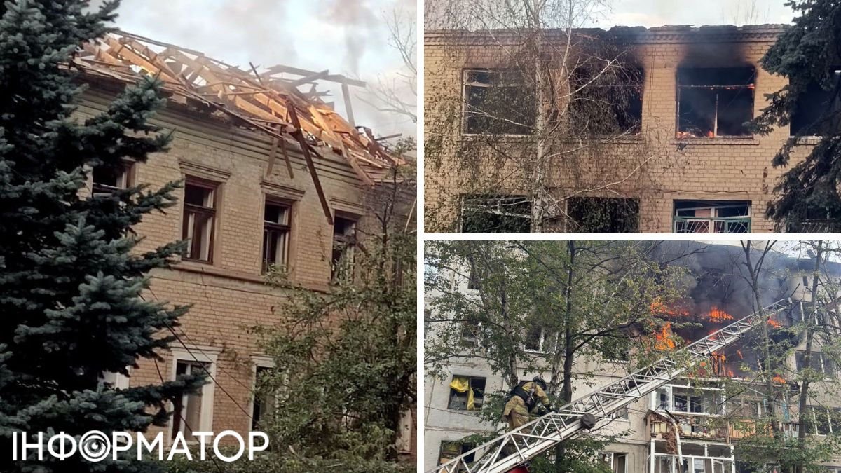 Нацполіція продемонструвала руйнівні наслідки атак на Добропілля та інші міста Донбасу: все охоплено полум’ям