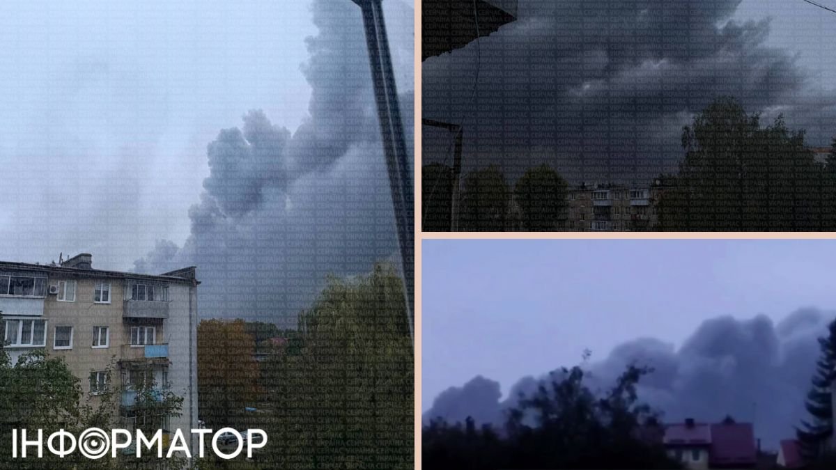 Львів під ударом: дим окутує місто, електропостачання припинено, мешканців закликають закривати вікна.