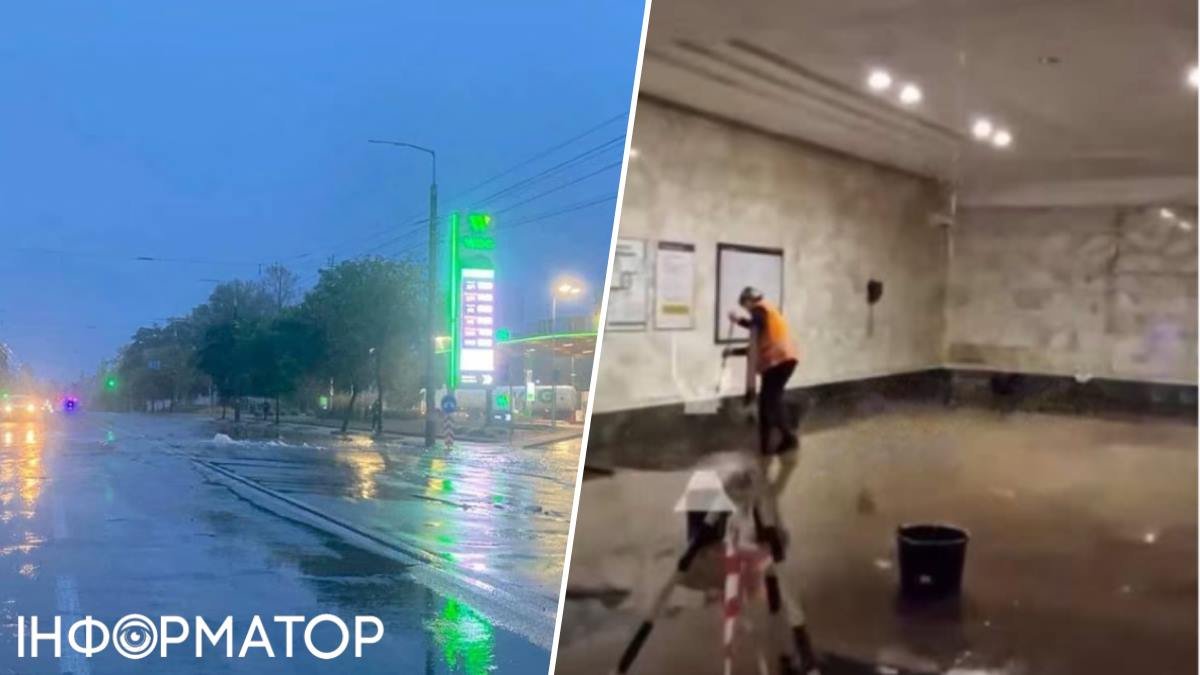 У Києві сталася серйозна аварія комунікацій: метро на Дорогожичах затоплено, тролейбуси й автобуси змінюють маршрути.