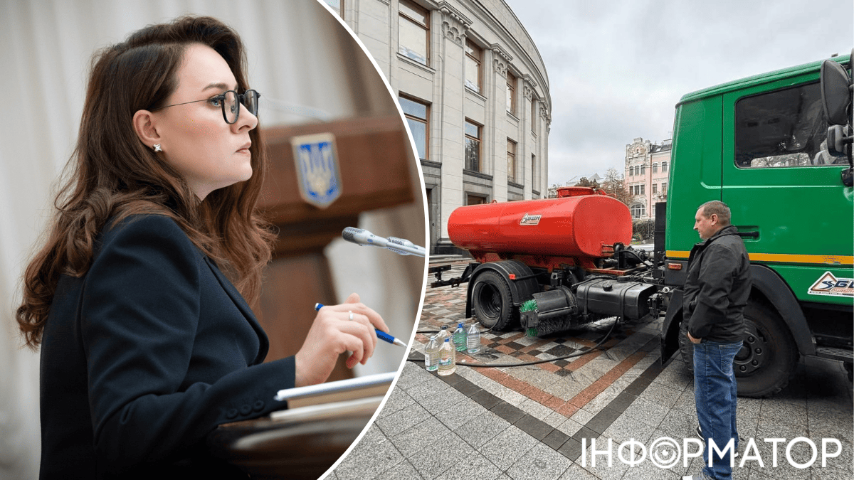 Свириденко на засіданні Ради: автомобіль з технічною водою прибув — довіряй уряду, але будь готовим!