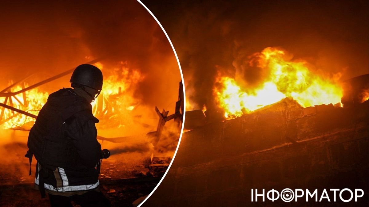 Масштабний дроновий рейд в Одеській області: пожежі на складах, є поранений