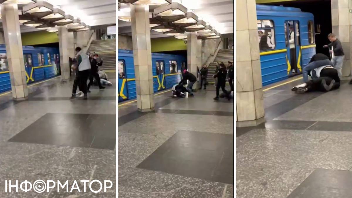 У Київському метро підлітки, серед яких 13-річний, атакували чоловіка