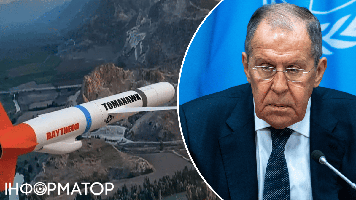 Лавров попередив США про можливу ескалацію конфлікту через передачу Україні ракет Томагавк.