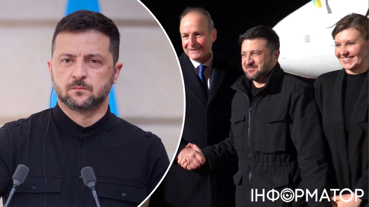 Зеленський здійснив дебютний офіційний візит до Ірландії.