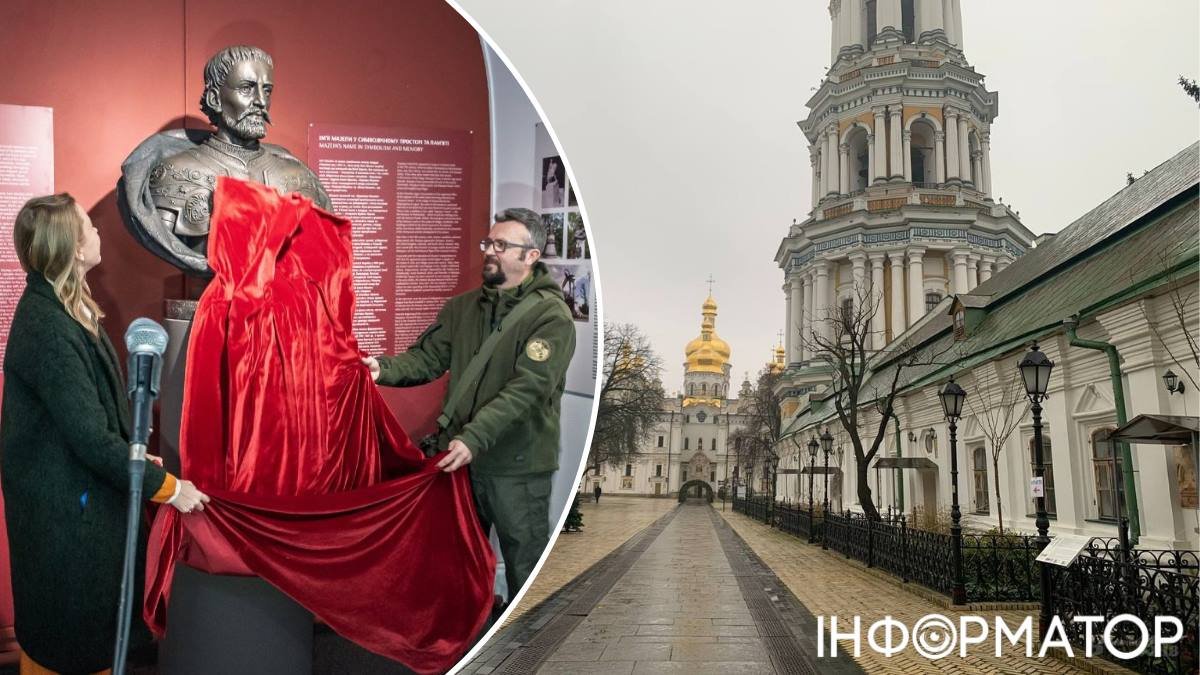 У Києво-Печерській лаврі з’явилося точно відтворене погруддя гетьмана Івана Мазепи.