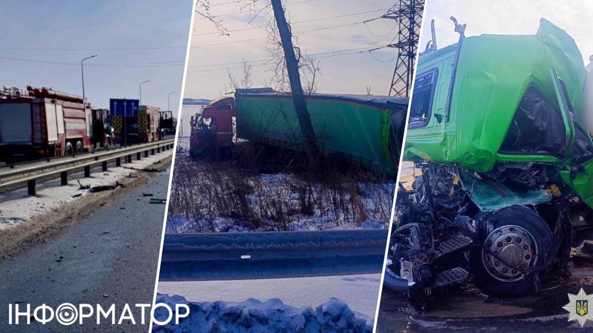 Кривава аварія на Київщині: зіштовхнення двох фур закінчилося трагедією.