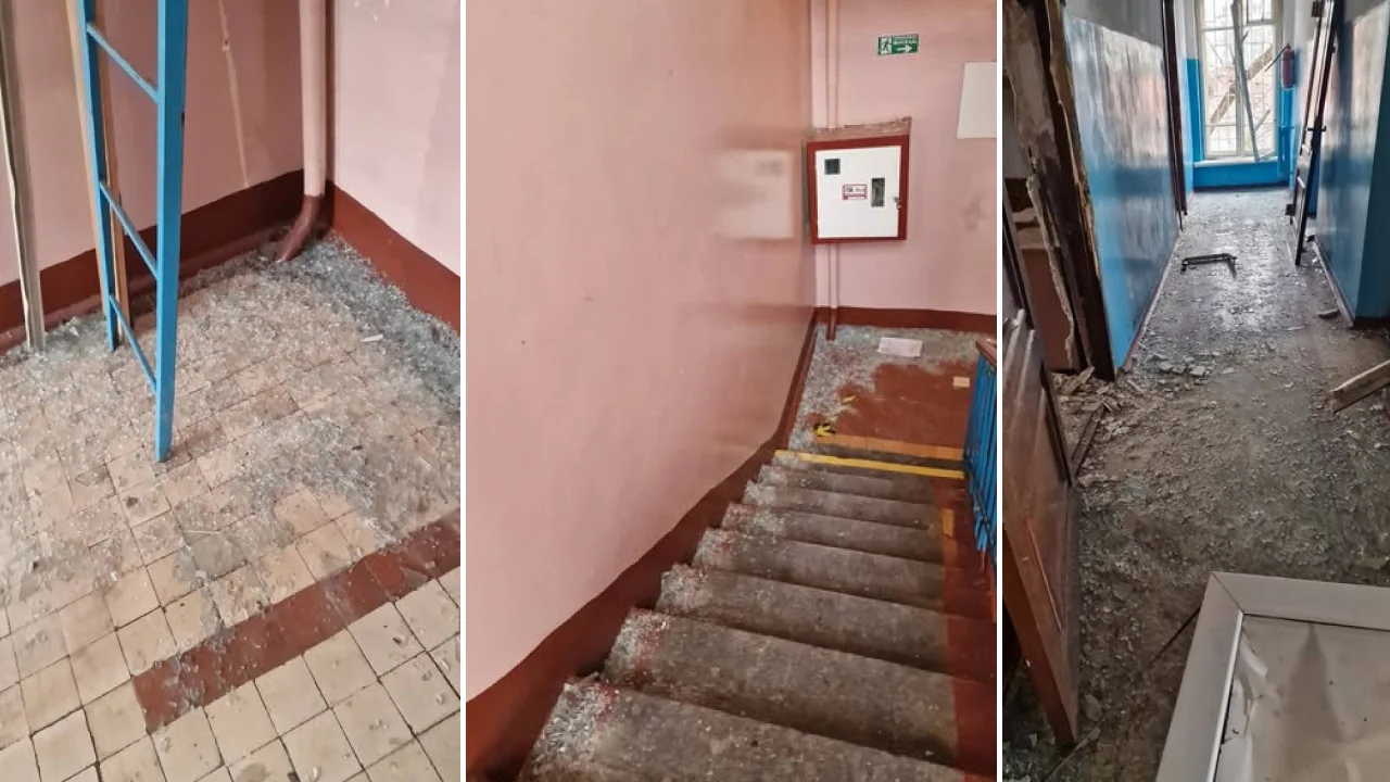 Відмова йти в укриття дорого коштувала: київських учнів ПТУ босоніж поранило об уламки скла