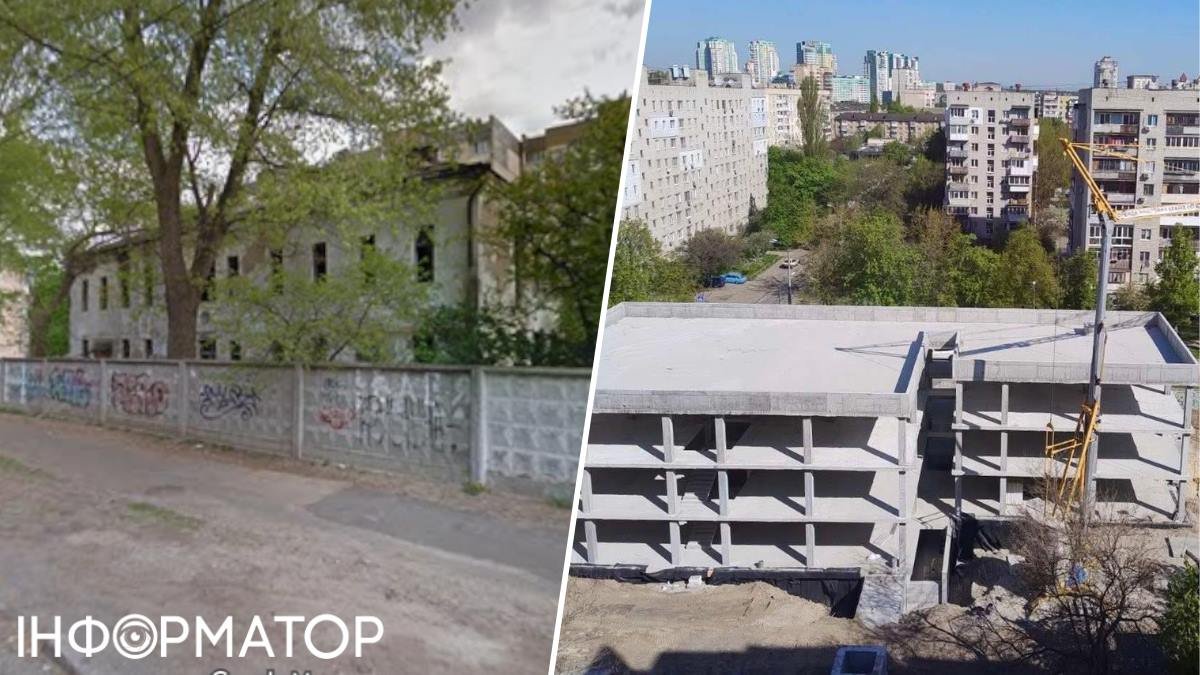 На Пріорці в Києві на місці занедбаної споруди зводять сучасний дитячий садок