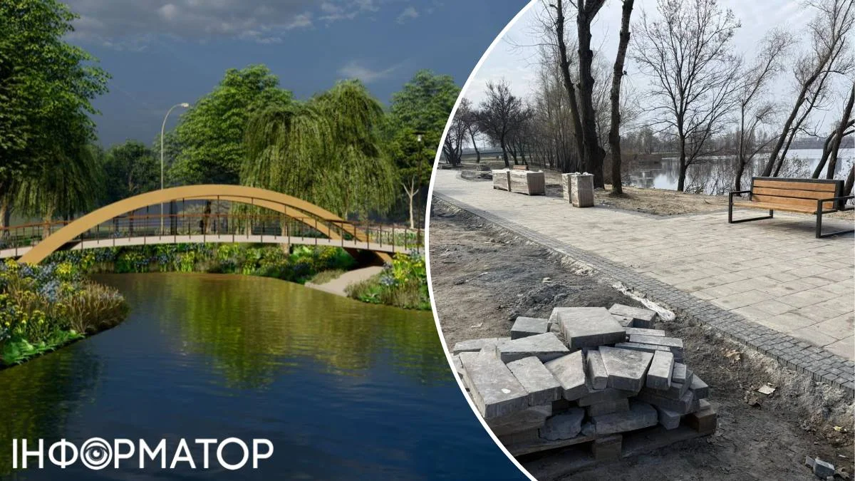 Невдовзі в київському парку на Прирічній відкриють литовський пішохідний місток