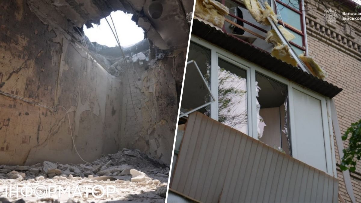 Атака дрона на Запоріжжя 6 червня — поранені батько й син