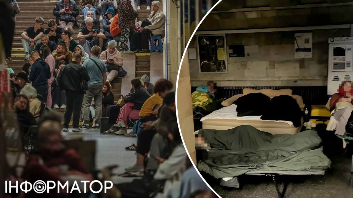 Майже 42 тисячі киян сховались у метро під обстрілами — деякі прихопили з собою навіть «цар-ліжка»