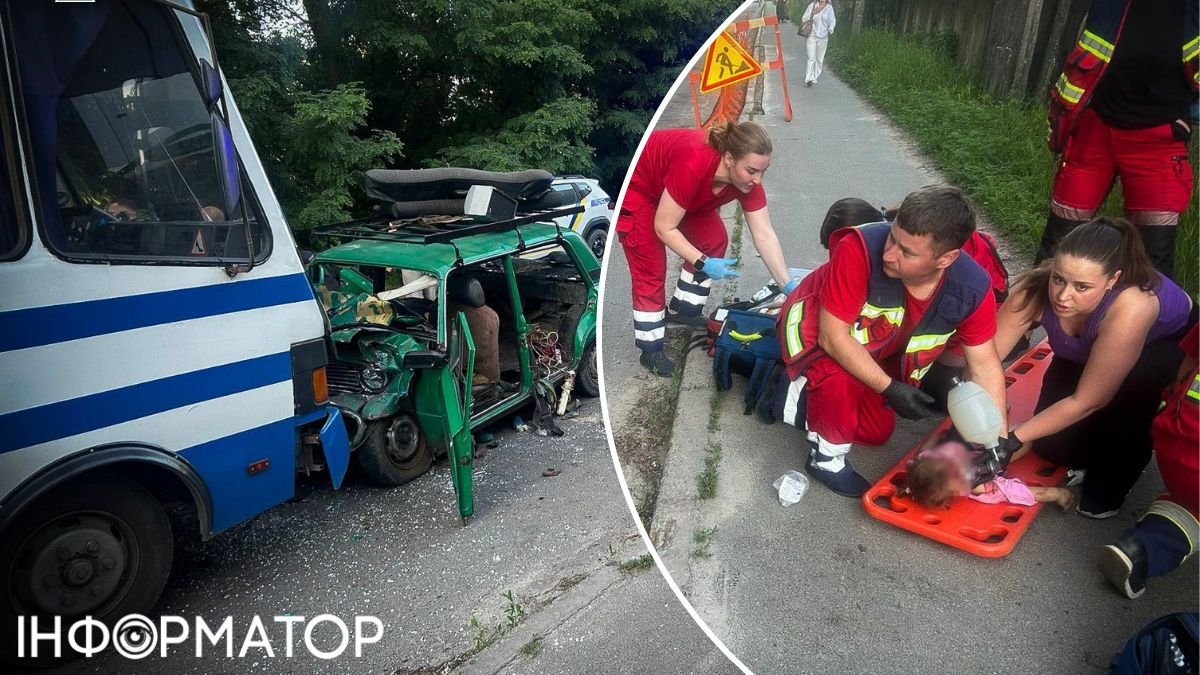 Смертельна ДТП у Броварах: двоє дітей загинули, десятеро людей поранені