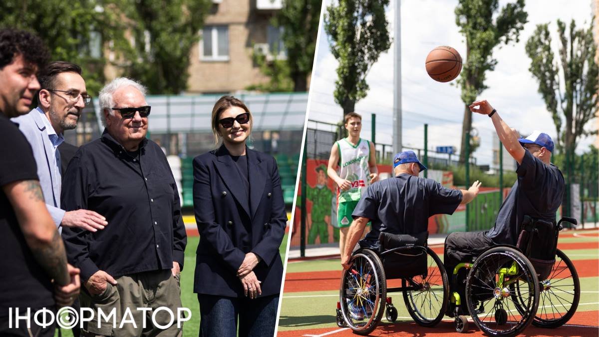 Олена Зеленська та Говард Баффет поспілкувалися з юними вихованцями київського ФК «Локомотив»