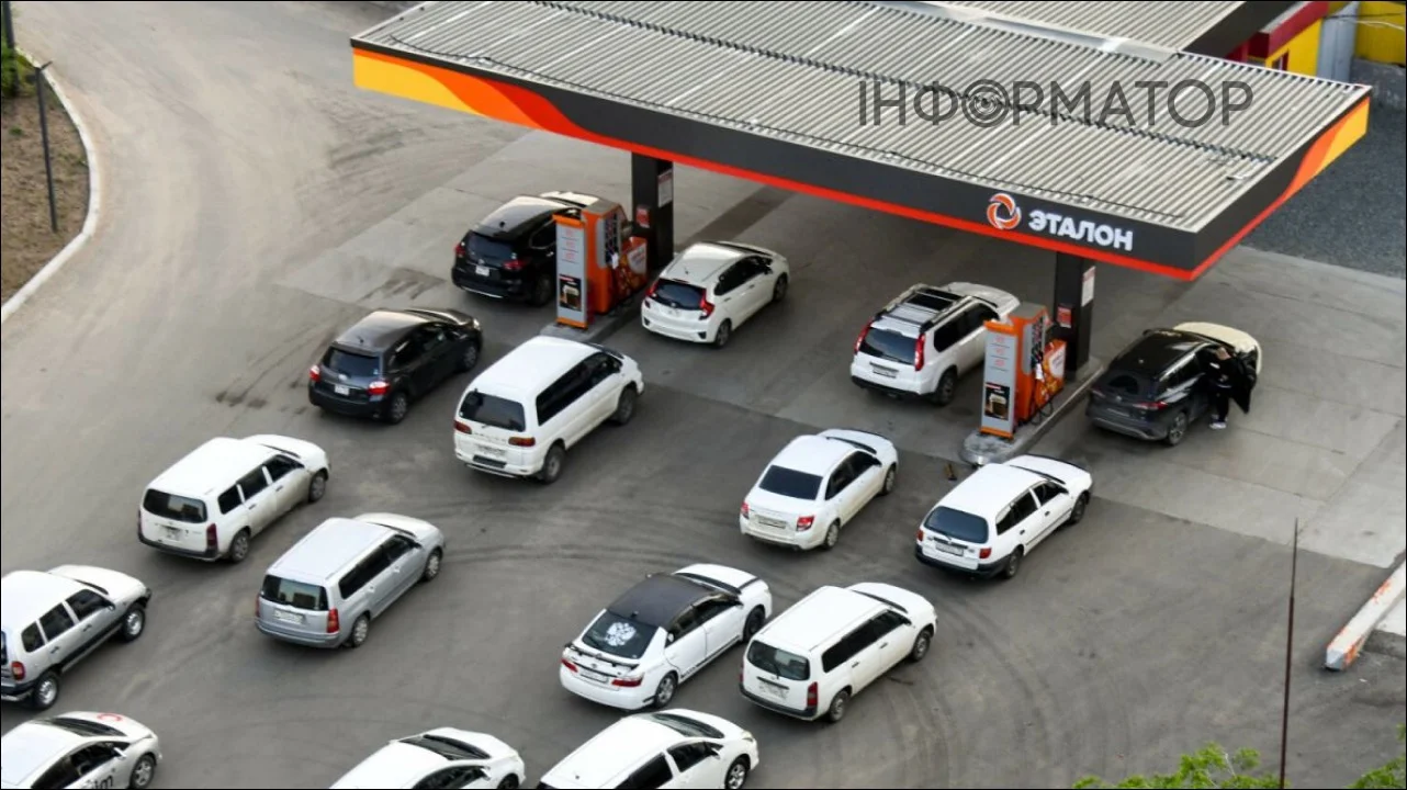 З повітря зафіксували рекордну 4‑кілометрову чергу за бензином у Забайкаллі