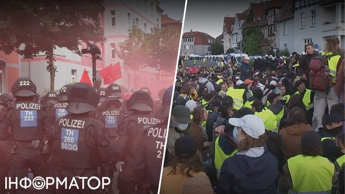 По всій Німеччині тисячі людей вийшли на вулиці на масштабні протести проти ультраправої “АдН”