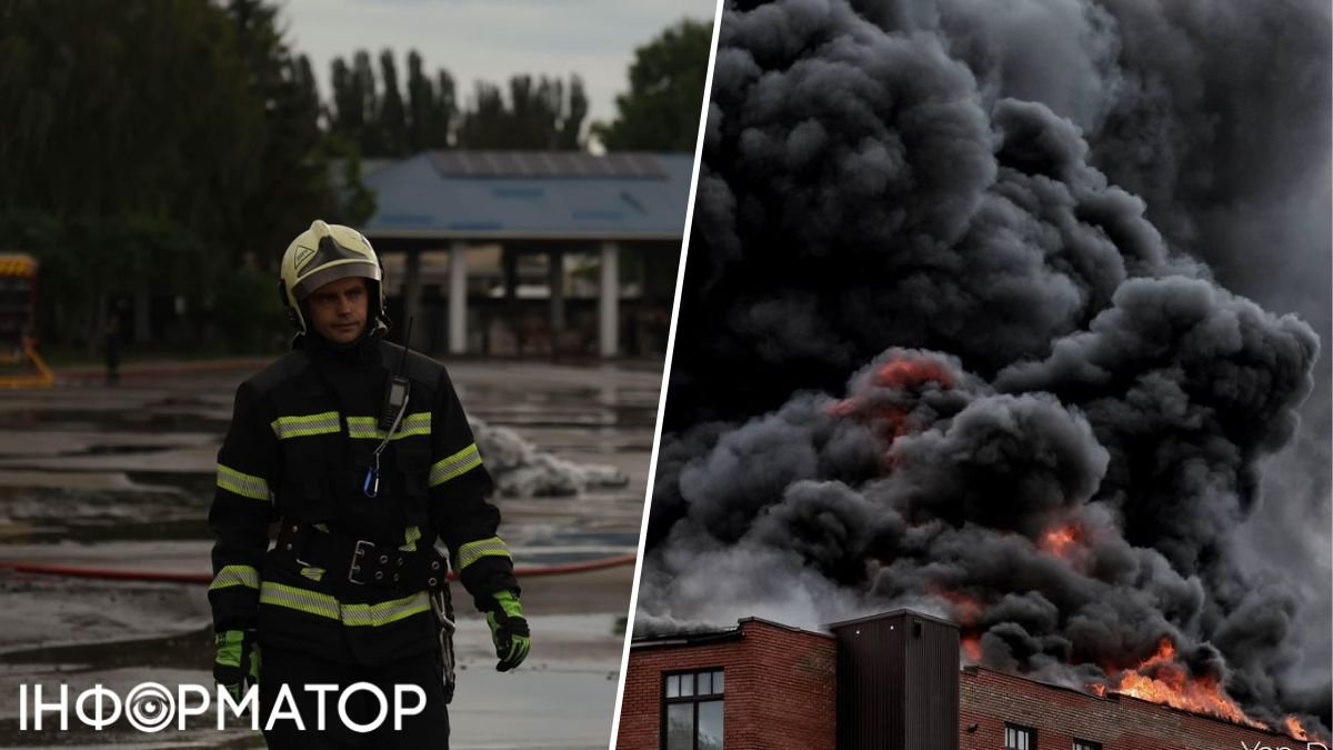 Удар «Шахеда» біля ринку накрив Троєщину густим димом — постраждали медики