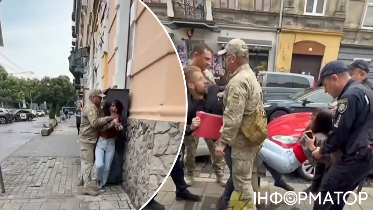 У Львові під час затримання чоловіка працівник ТЦК напав на жінку та схопив її за горло — Лубінець і воєнкоми вже відреагували