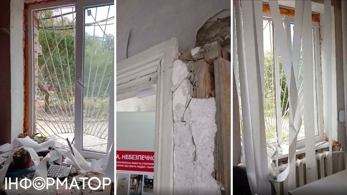 Внаслідок російського обстрілу в Дружківці пошкоджено офіс Червоного Хреста