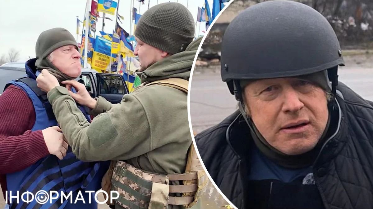 Борис Джонсон відзняв документальний фільм у прифронтовій «зоні смерті» в Україні