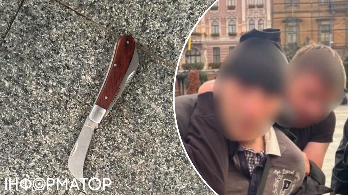 У Львові балаклавник із ножем прорвався на акцію за повернення Федорова до Міноборони — що відомо