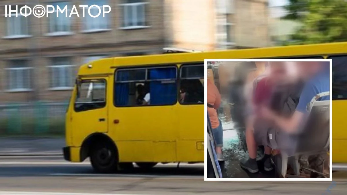 Київ: водія маршрутки оштрафували за протікання салону під час зливи