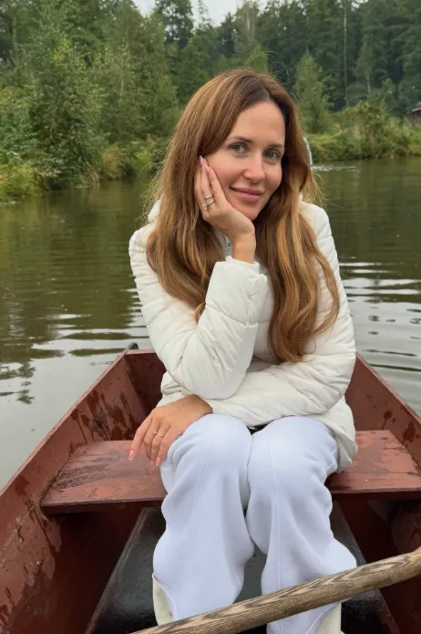 Наталка Денисенко з сім'єю