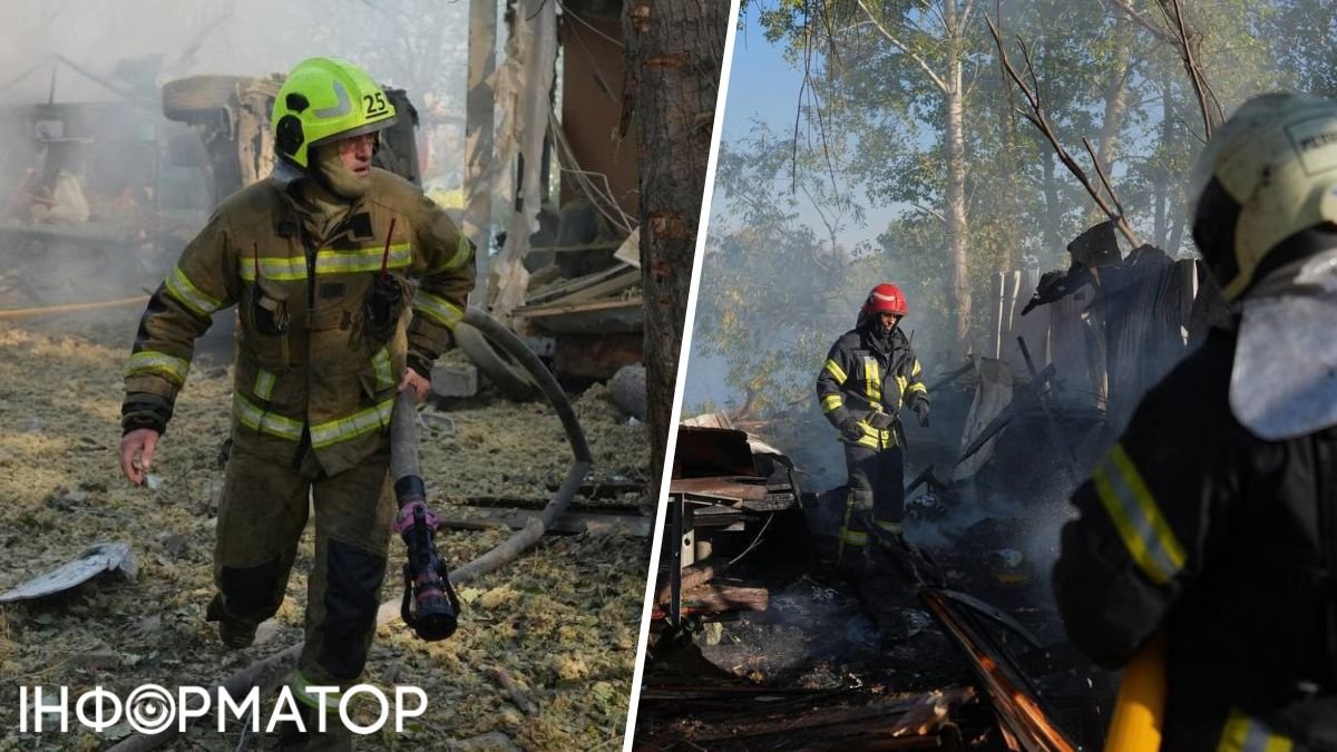 На Оболоні зруйнована ракета впала прямо на човнову станцію та кафе