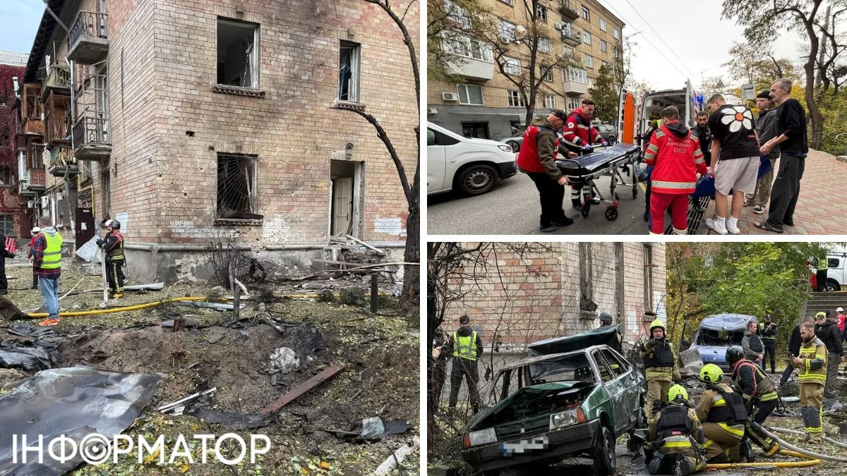 На Печерську зафіксовано падіння фрагментів безпілотника
