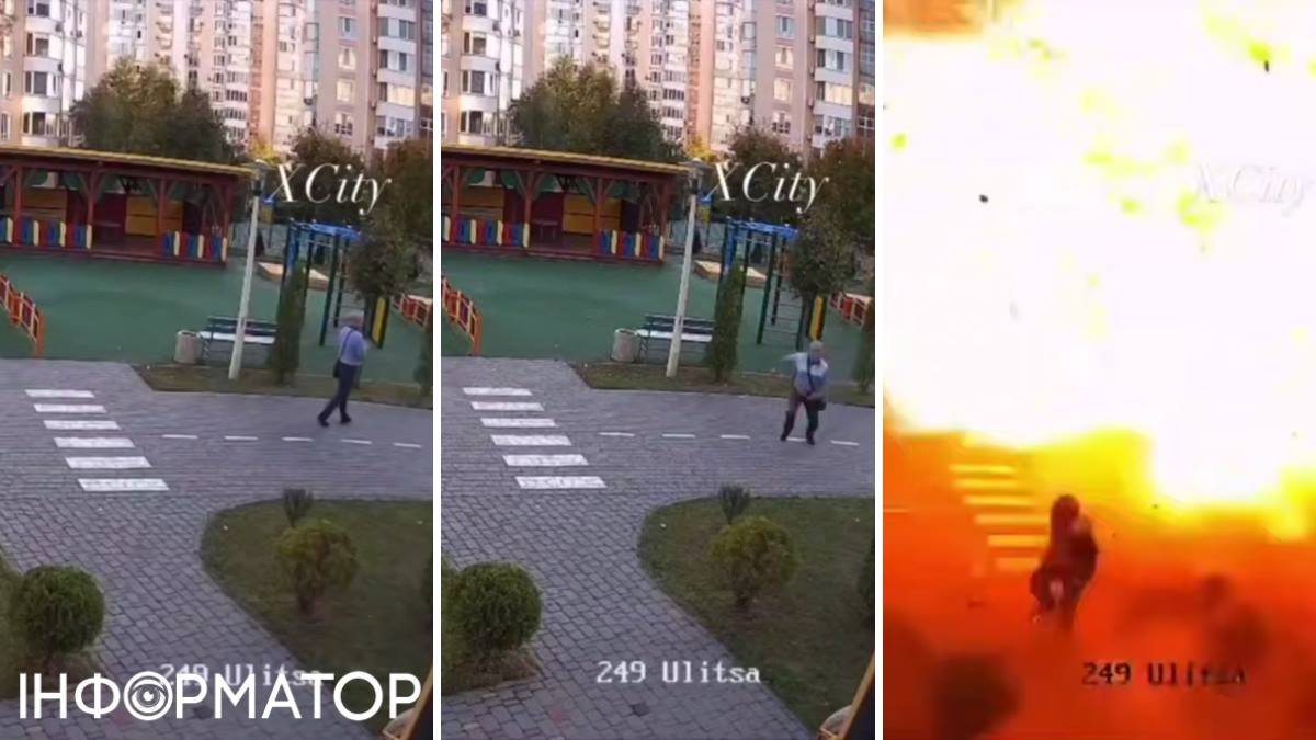 Під Києвом чоловік дивом уникнув удару реактивного БпЛА, врятувавшись за мить до вибуху