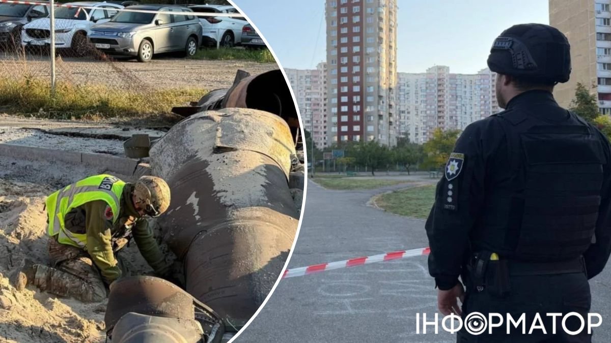 У Дарницькому районі Києва триває операція зі знешкодження бойової частини балістичної ракети