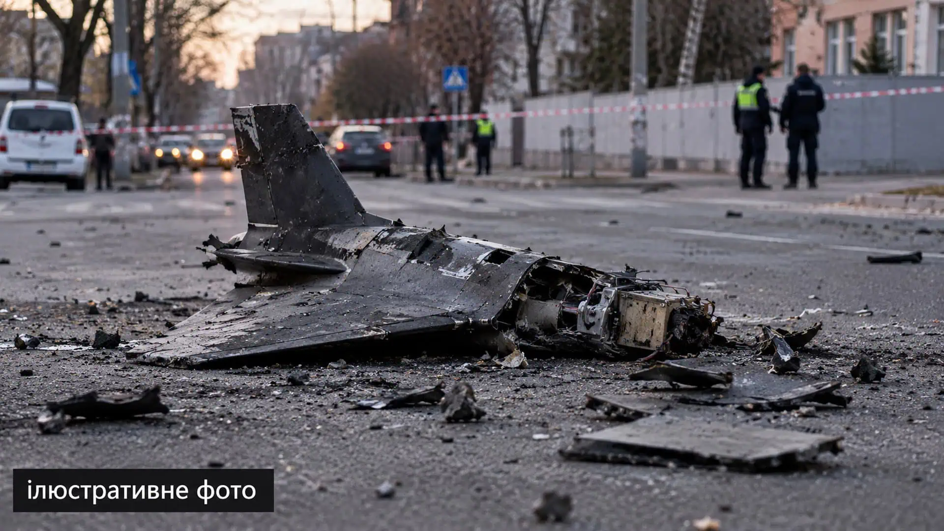 Залишки БпЛА упали на приватну оселю в Дарницькому районі