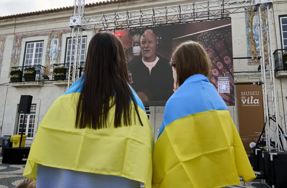 Виступ Стінга на благодійному марафоні для України